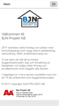Mobile Screenshot of bjnprojekt.se
